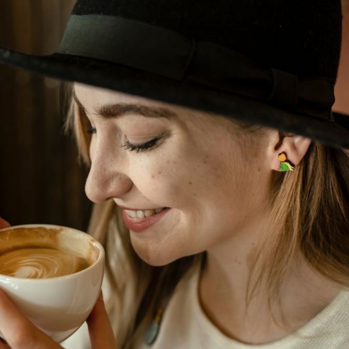 BeWooden Dřevěné náušnice Princ a Liška